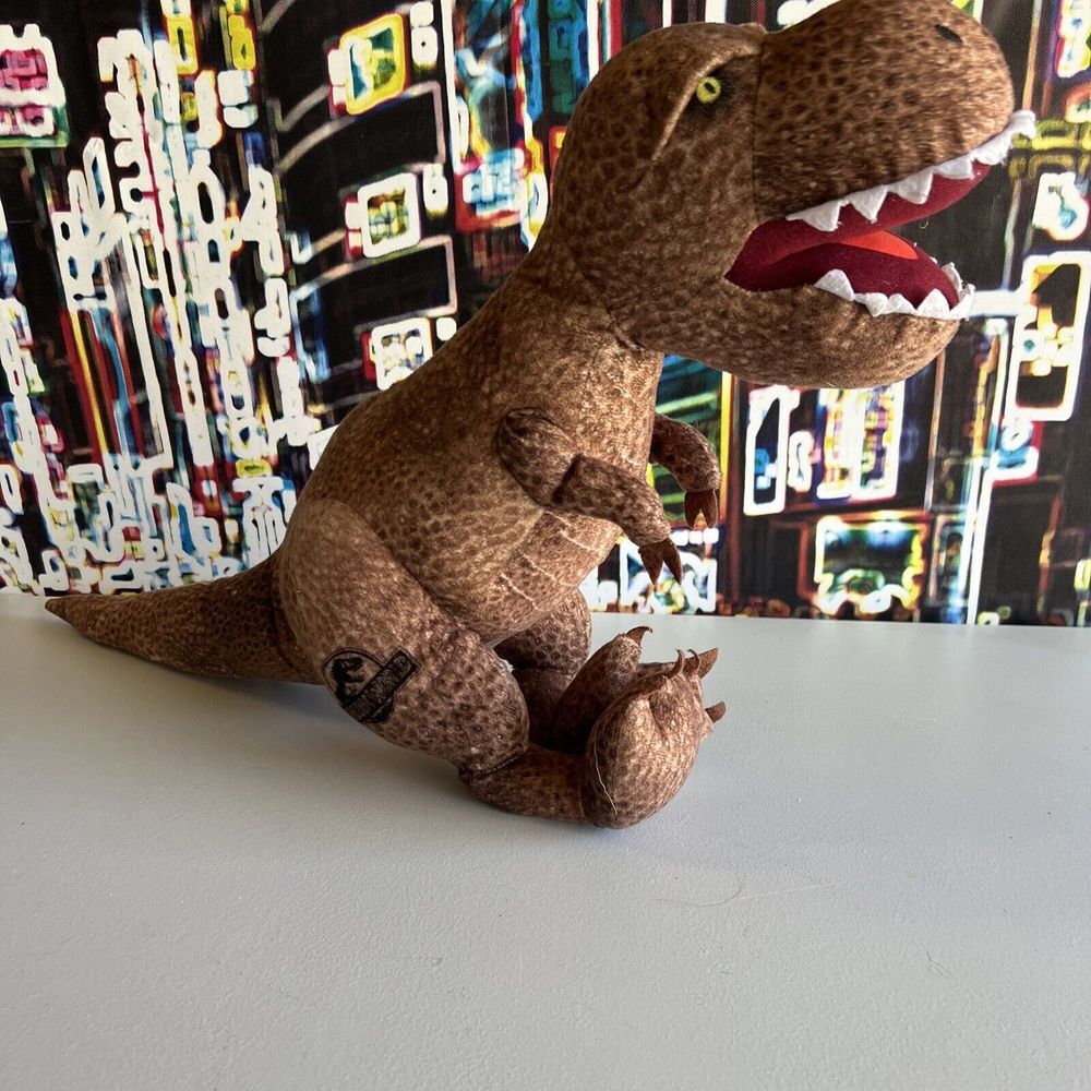 Jurassic World 21"‎ Brown T-Rex Dinosaur Pillow Plush